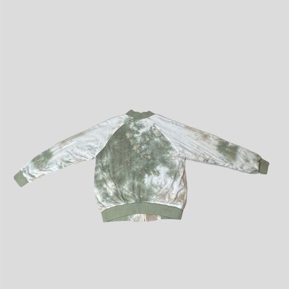 Without Walls Bomber Jacket Tye Dye Full Zip Size M Medium Urban Outfitters - Picture 9 of 14